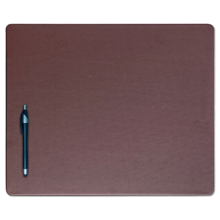 Dacasso Chocolate Brown Leatherette 17" x 14" Conference Table Pad PR-3415